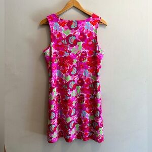 Jude Connally Women's Floral Beth Sleeveless Shift Dress Sz L